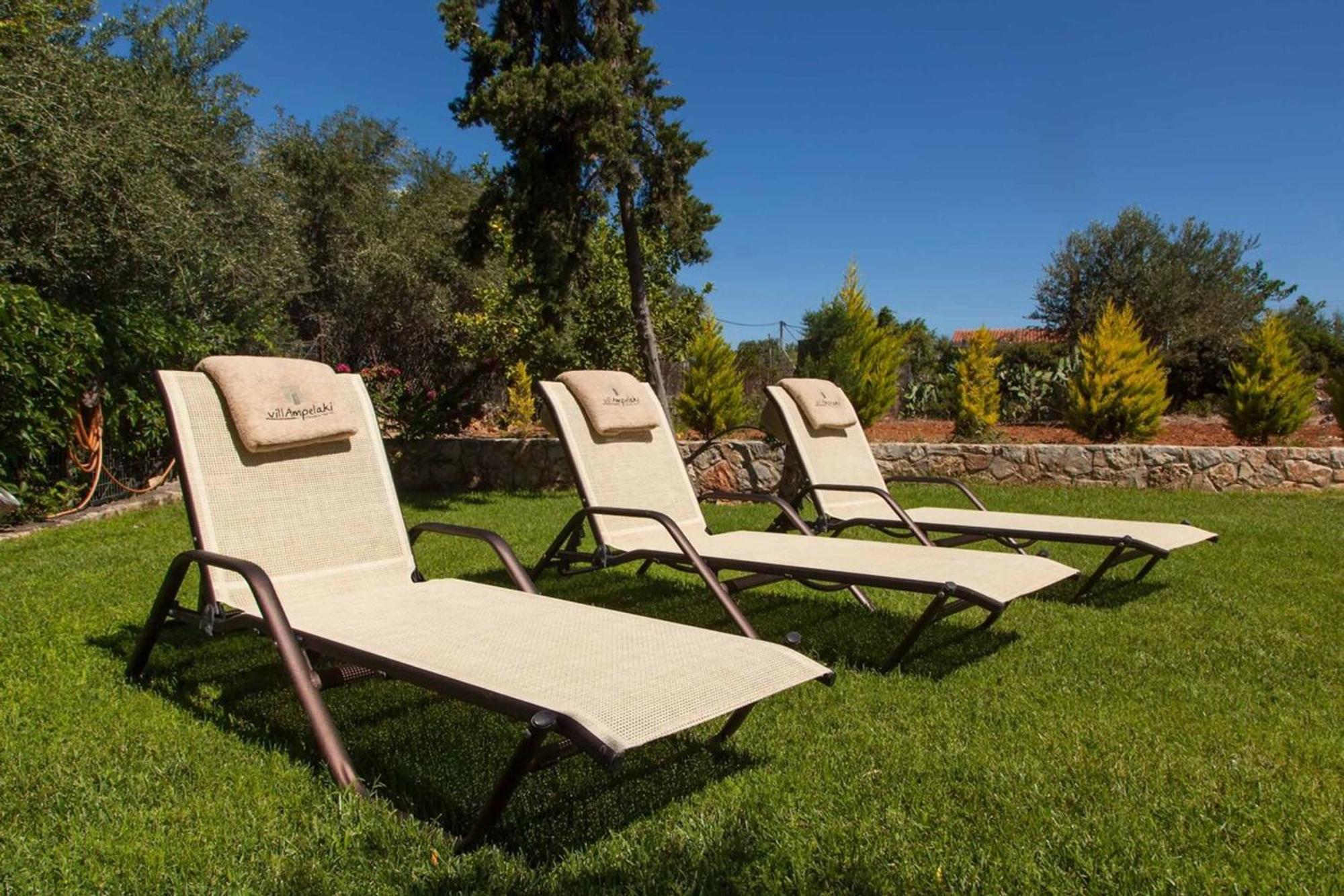 Villa Ampelaki - Premium Villa With Heated Pool Kounoupidhianá Buitenkant foto