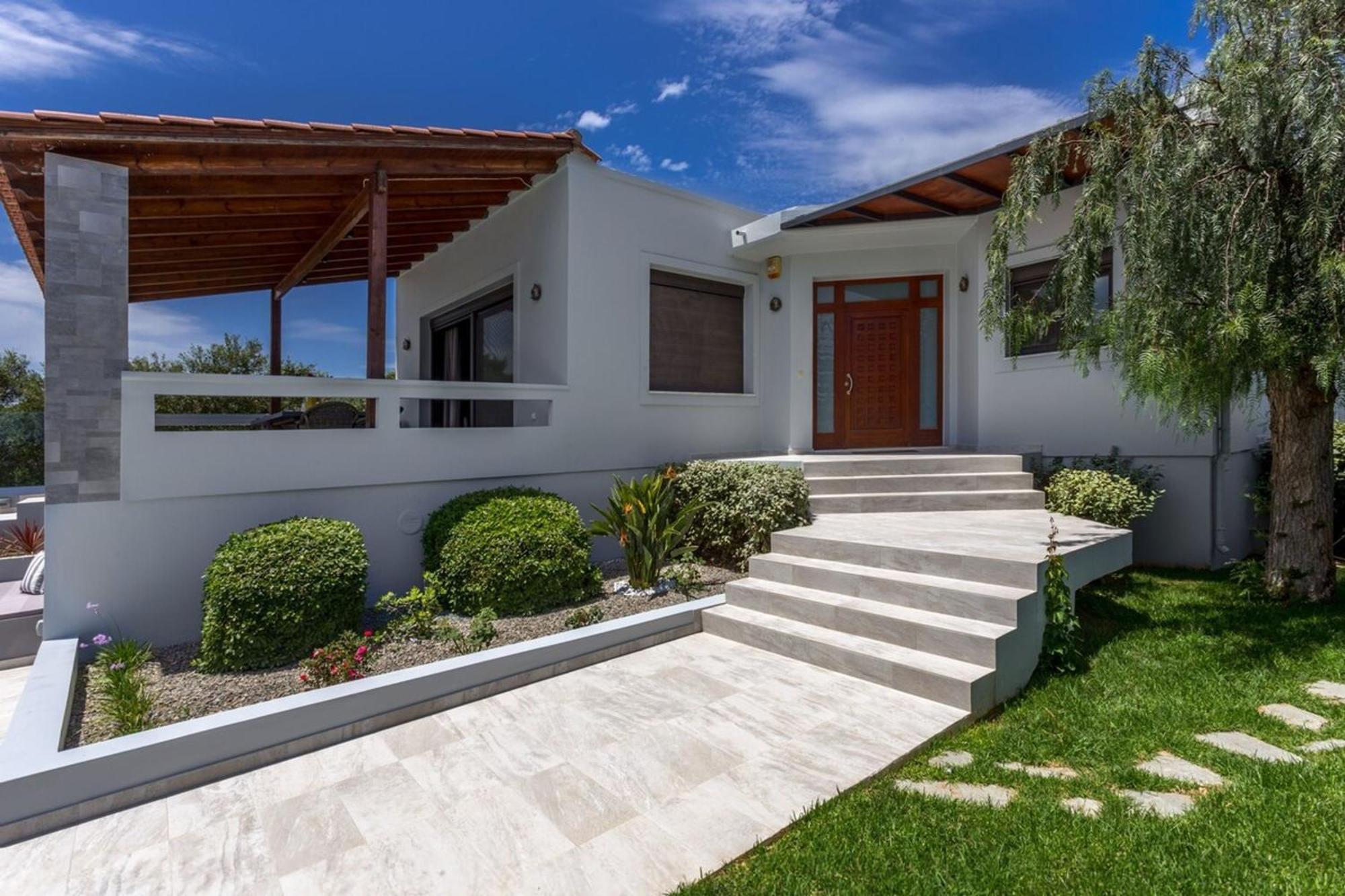 Villa Ampelaki - Premium Villa With Heated Pool Kounoupidhianá Buitenkant foto